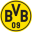 Blurred logo of Borussia Dortmund