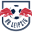 Blurred logo of RB Leipzig